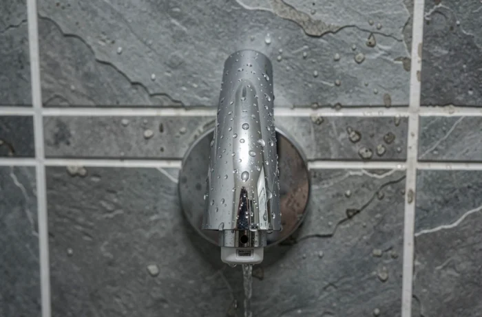 Pommeau de douche avec réducteur de débit pour limiter la consommation d'eau à domicile